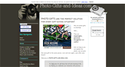 Desktop Screenshot of photo-gifts-and-ideas.com